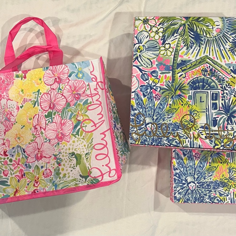 Lilly Pulitzer Colorful Floral Totes